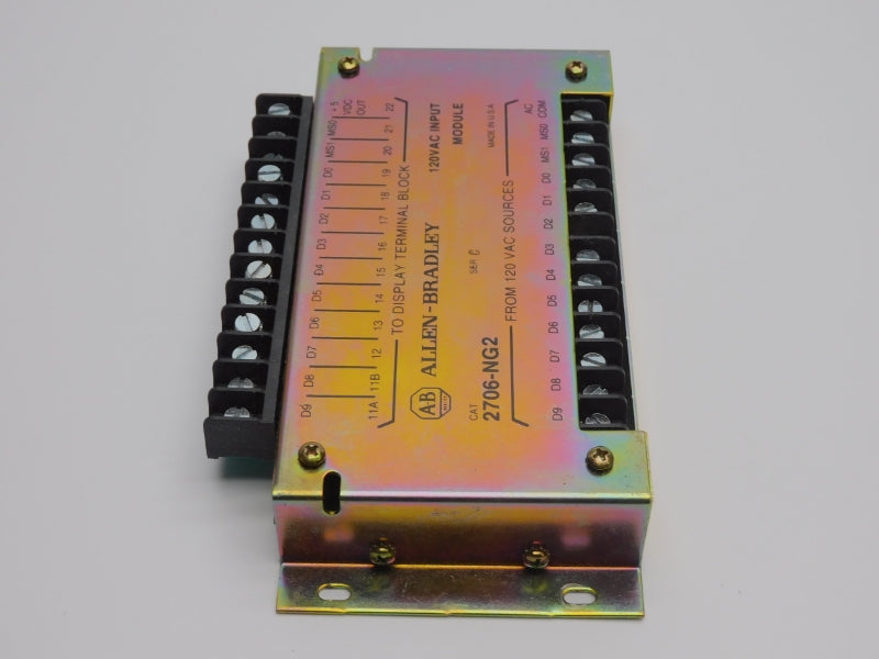 ALLEN BRADLEY 2706-NG2 SER. C 120VAC UNMP