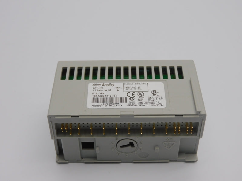 ALLEN BRADLEY 1794-IA16 SER. A VER. 01 120VAC NSNP