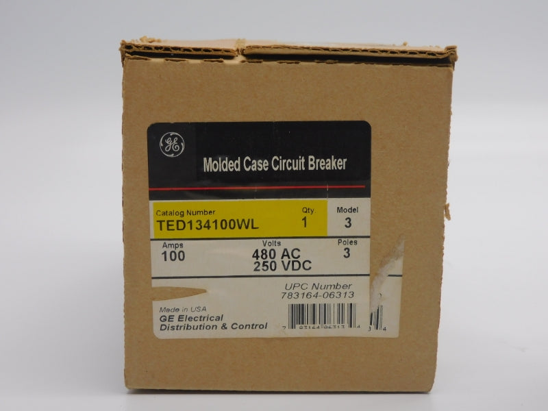 GENERAL ELECTRIC TED134100WL 480VAC 100A NSMP