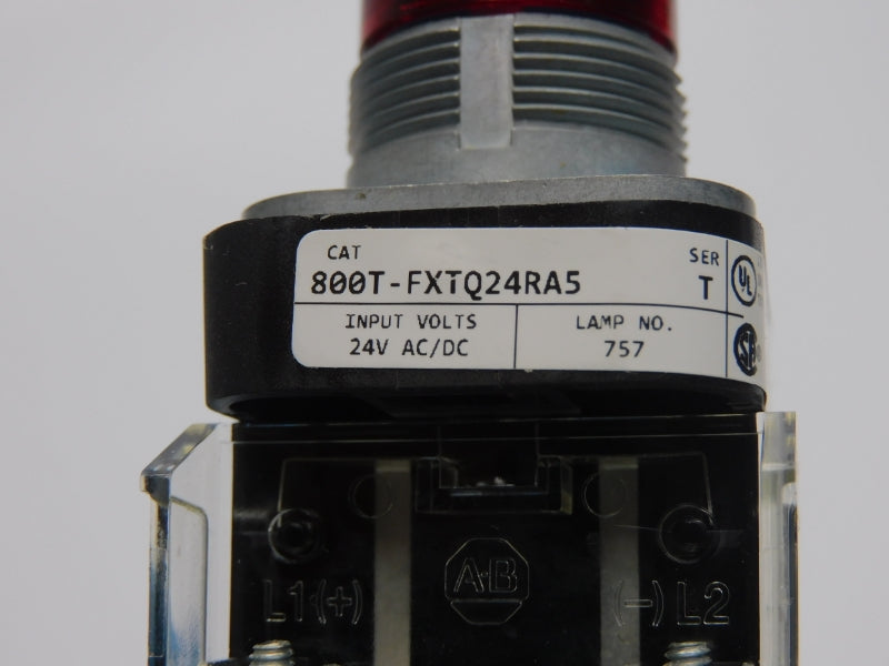 ALLEN BRADLEY 800T-FXTQ24RA5 SER. T 24VAC/DC NSNP