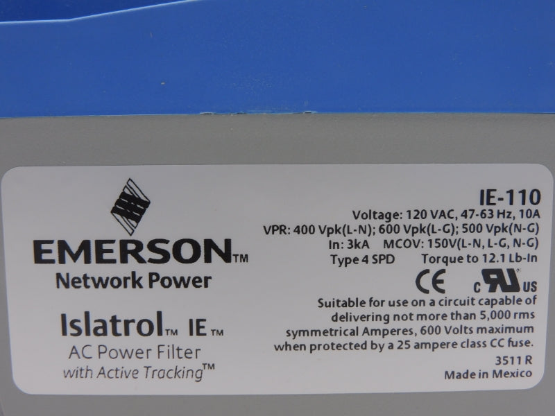 EMERSON IE-110 120VAC 10A NSNP