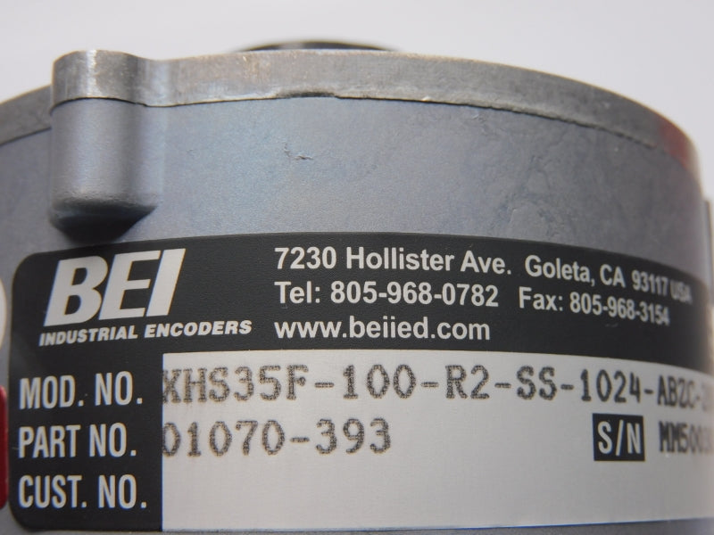 BEI XHS35F-100-R2-SS-1024-ABZC-28V/V-SM18 01070-393 5-28V NSNP