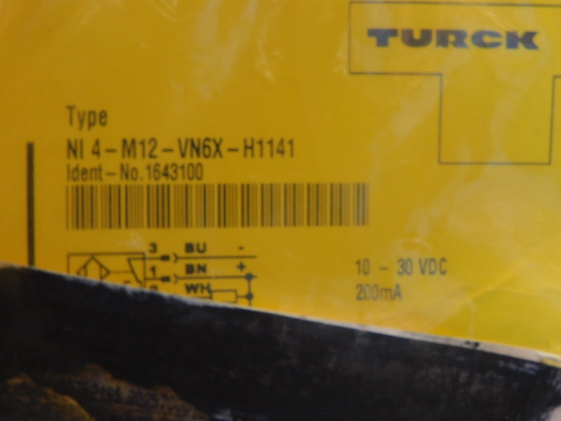 TURCK NI4-M12-VN6X-H1141 1643100 10-30VDC NSMP