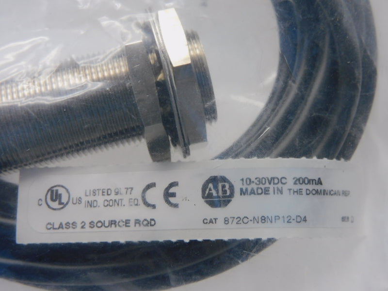ALLEN BRADLEY 872C-D5NN18-E2 SER. D 10-30VDC NSMP