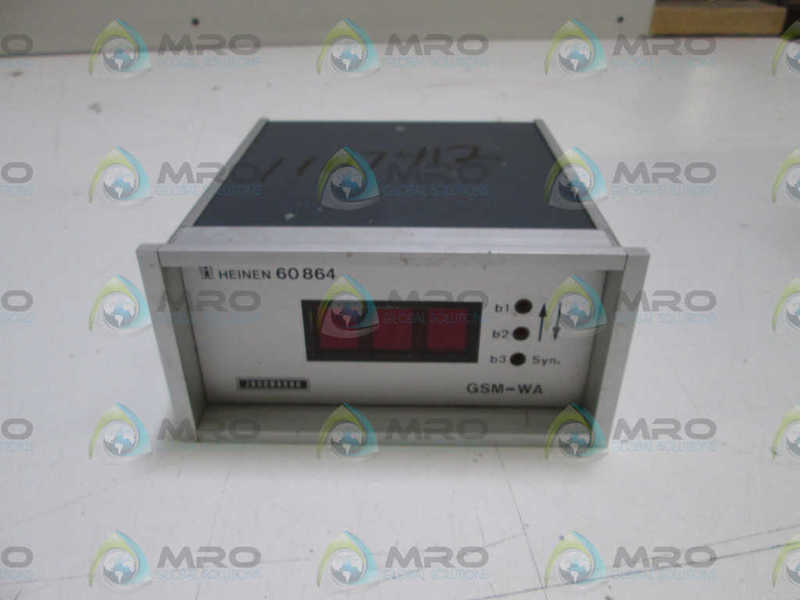 HEINEN DIGITAL COUNTER 60864/GSM-WA UNMP