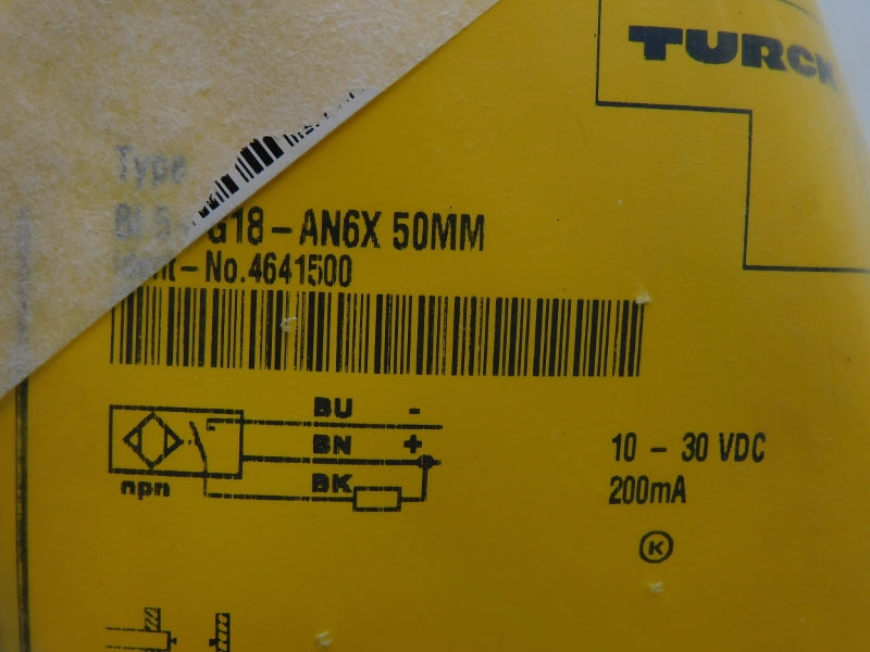 TURCK BI5-G18-AN6X 4641500 50MM 10-30VDC NSMP