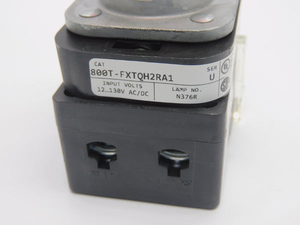 ALLEN BRADLEY 800T-FXTQH2RA1 SER. U 12-130VAC/DC (WH) NSMP