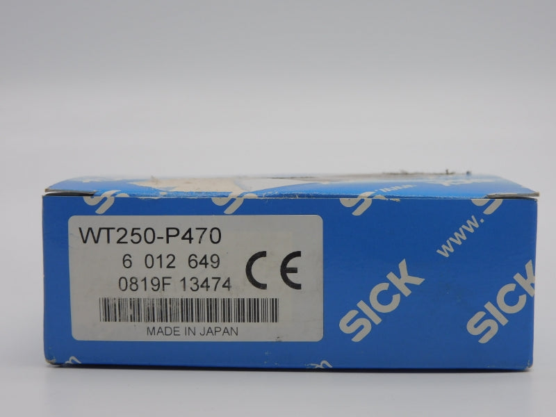 SICK WT250-P470 6012649 10-30VDC 0.1A NSMP