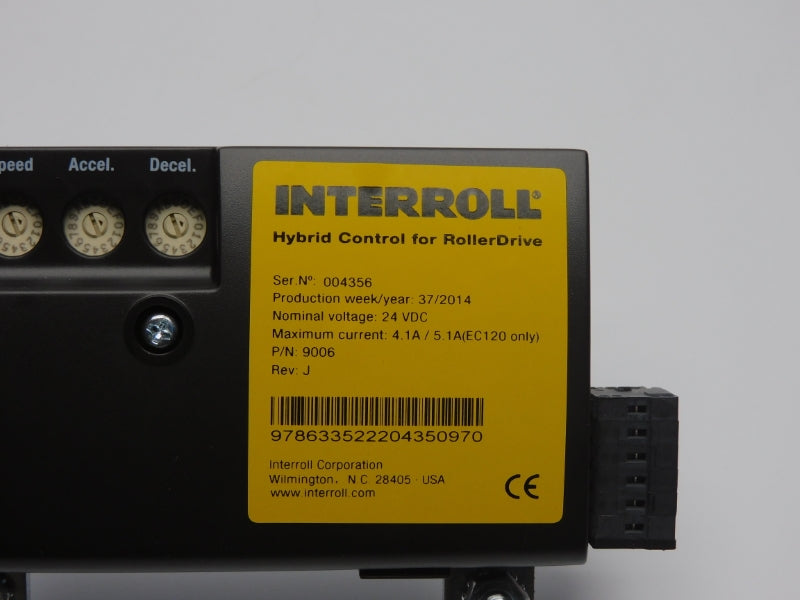 INTERROLL 9006 REV. J 24VDC 5.1A NSNP