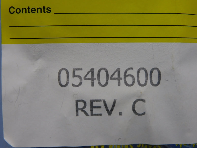 MEASUREX 05404600 REV. C NSNP