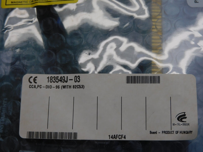 NATIONAL INSTRUMENTS 183549J-03 PC-DIO-96 NSMP