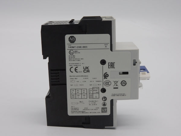 ALLEN BRADLEY 140MT-D9E-B63 SER. A 690V 4-6.3A (WH) NSMP