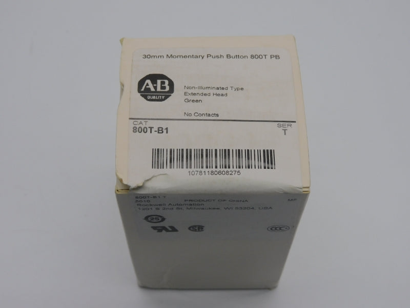 ALLEN BRADLEY 800T-B1 SER. T (WH) NSFS