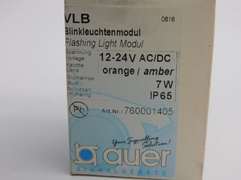 AUER 760001405 VLB 12-24VAC/DC (NO BULB) NSMP