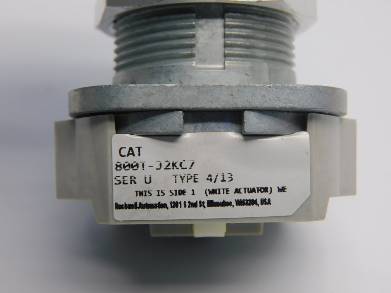 ALLEN BRADLEY 800T-J2KC7 SER. U NSNP