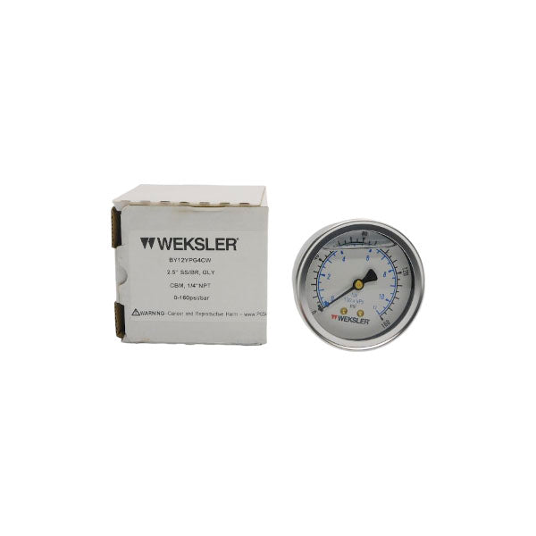 WEKSLER BY12YPG4CW 0-160PSI NSMP