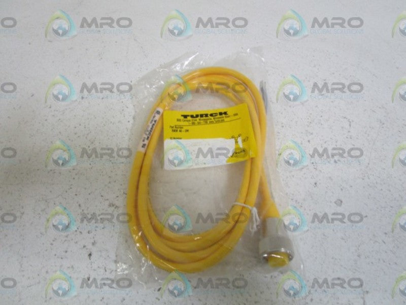 TURCK RKM40-2M CORDSET * NEW IN FACTORY BAG *