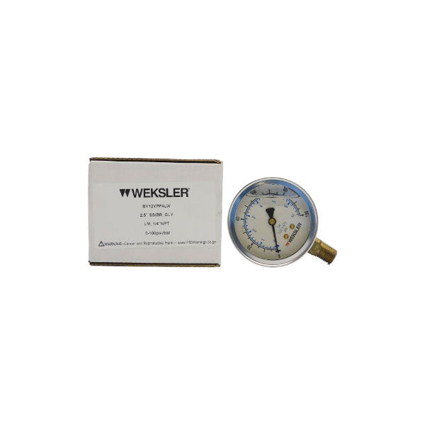WEKSLER BY12YPF4LW 0-100PSI NSMP