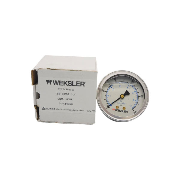 WEKSLER BY12YPF4CW 0-100PSI NSMP