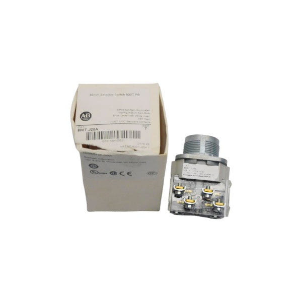 ALLEN BRADLEY 800T-J20A SER. T (AS IS) (WH) NSMP