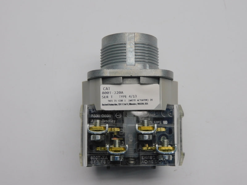 ALLEN BRADLEY 800T-J20A SER. T (AS IS) (WH) NSMP