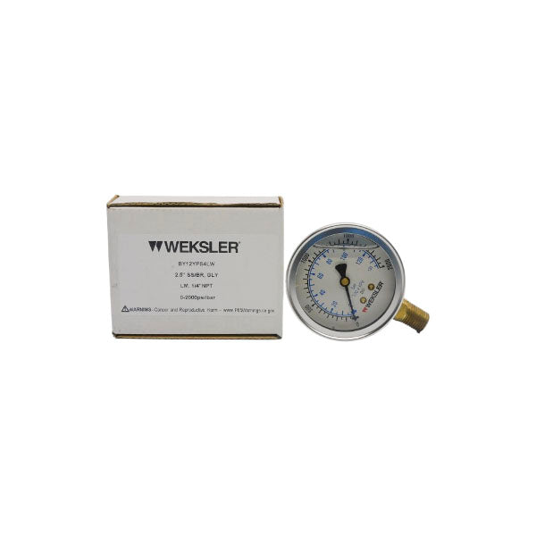 WEKSLER BY12YPS4LW 0-2000PSI NSMP