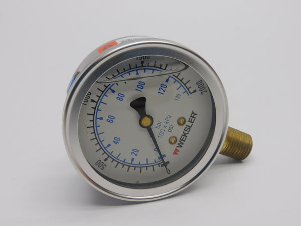 WEKSLER BY12YPS4LW 0-2000PSI NSMP