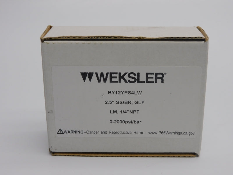 WEKSLER BY12YPS4LW 0-2000PSI NSMP