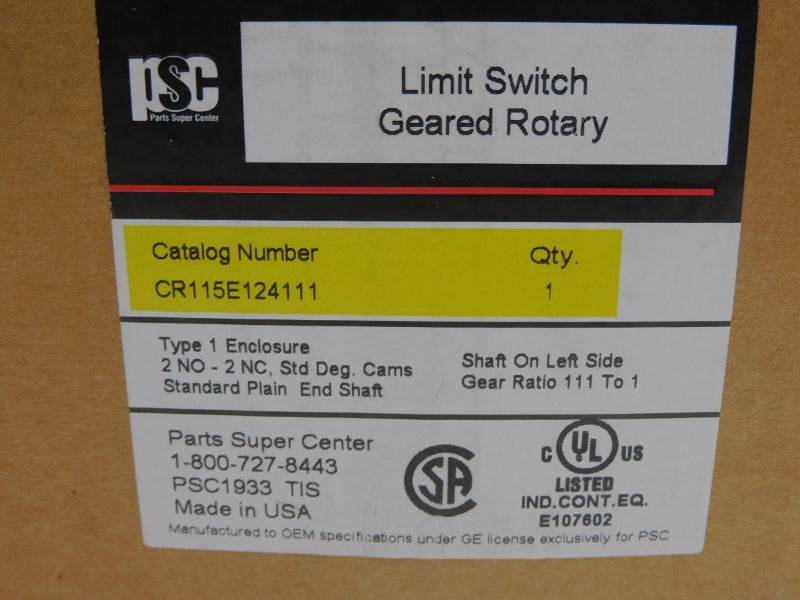 PSC CR115E124111 NSFS