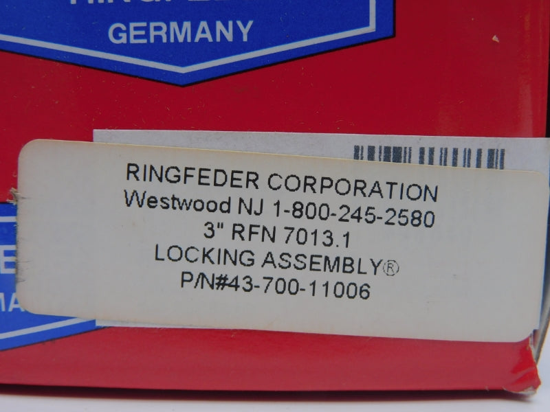 RINGFEDER 43-700-11006 7013.1 3" NSMP