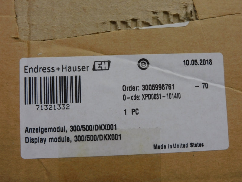 ENDRESS+HAUSER XPD0031-1014/0 NSMP
