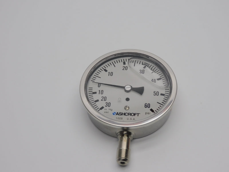 ASHCROFT 10-1008-SL-02L-30IMV&60# 60PSI NSMP