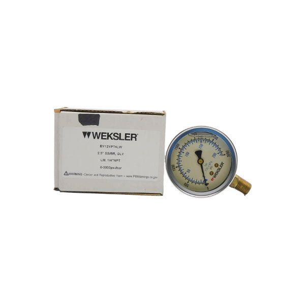WEKSLER BY12YPT4LW 0-3000PSI NSMP