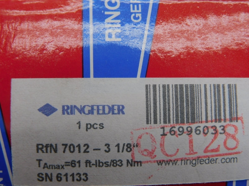 RINGFEDER RFN7012 3-1/8" NSMP