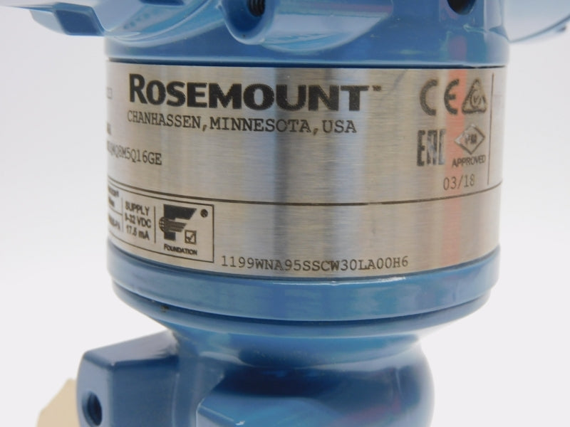 ROSEMOUNT 3051TG2F2B21AS1Q4Q8M5Q16GE 9-32VDC 150PSI NSNP