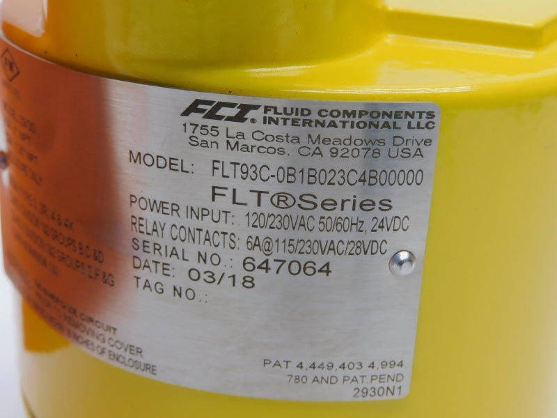 FCI FLT93C-0B1B023C4B00000 120/230VAC 6A NSNP