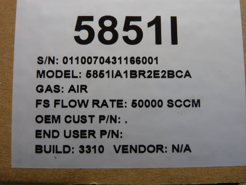 BROOKS INSTRUMENT 5851IA1BR2E2BCA 50000-SCCM NSMP