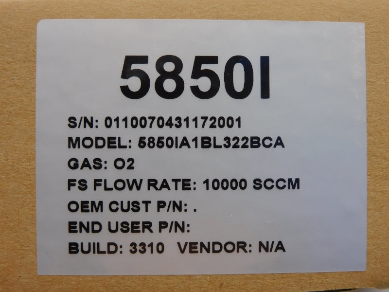BROOKS INSTRUMENT 5850IA1BL322BCA 10000-SCCM NSMP