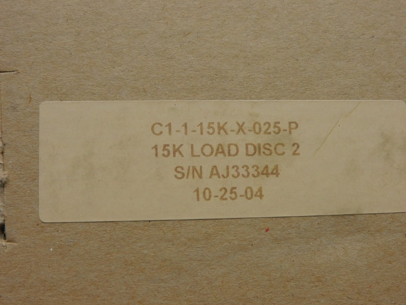 KISTLER MORSE C1-15K-X-025-P NSFS