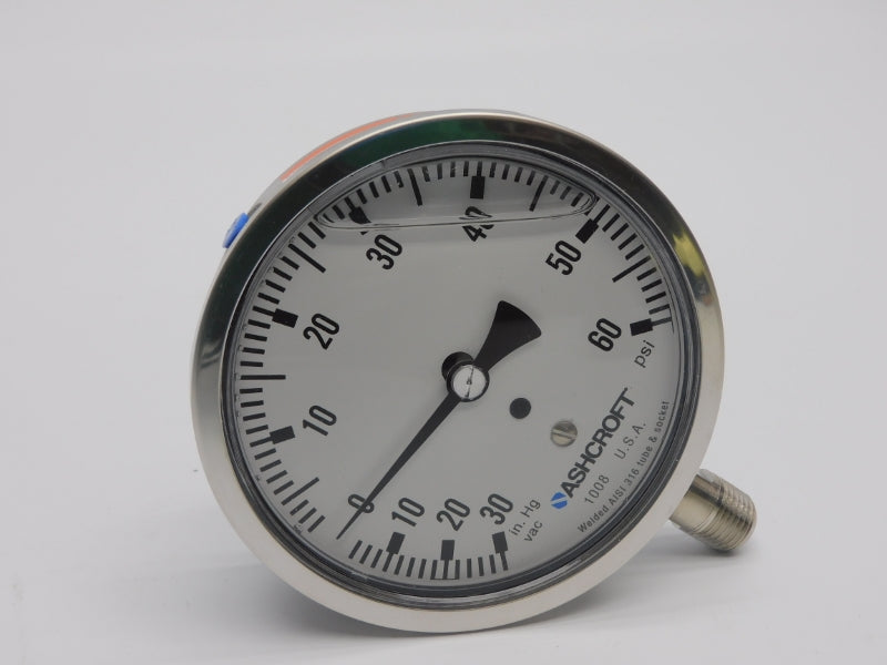 ASHCROFT 10-1008-SL-02L-30IMV&60# 60PSI NSMP