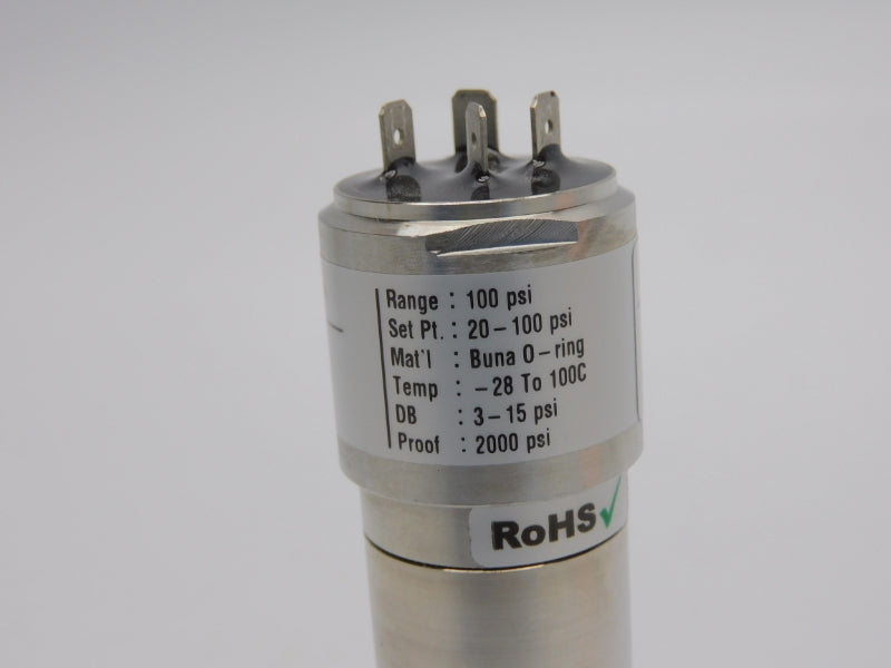 ASHCROFT APAN41H000TB02100#-NSR 250VAC 5A 20-100PSI NSMP