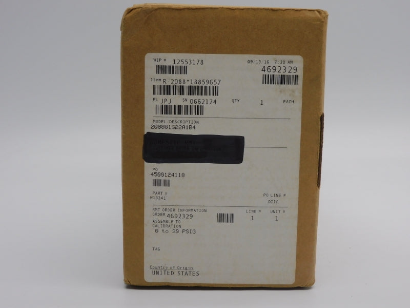 ROSEMOUNT 2088G1S22A1B4 10.5-42.4VDC 30PSI NSMP