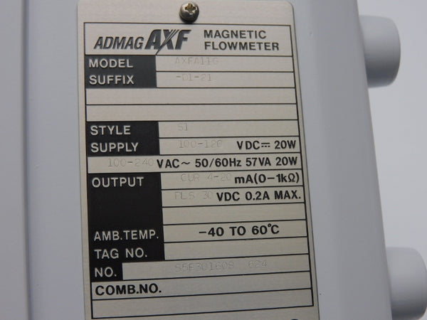 YOKOGAWA AXFA11G-D1-21 100-240VAC 0.2A NSNP