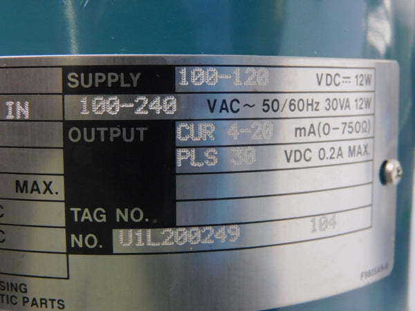 YOKOGAWA AXF080H-E1AL1N-HAB1-21B/SCT/L2 100-240VAC 0.2A NSNP