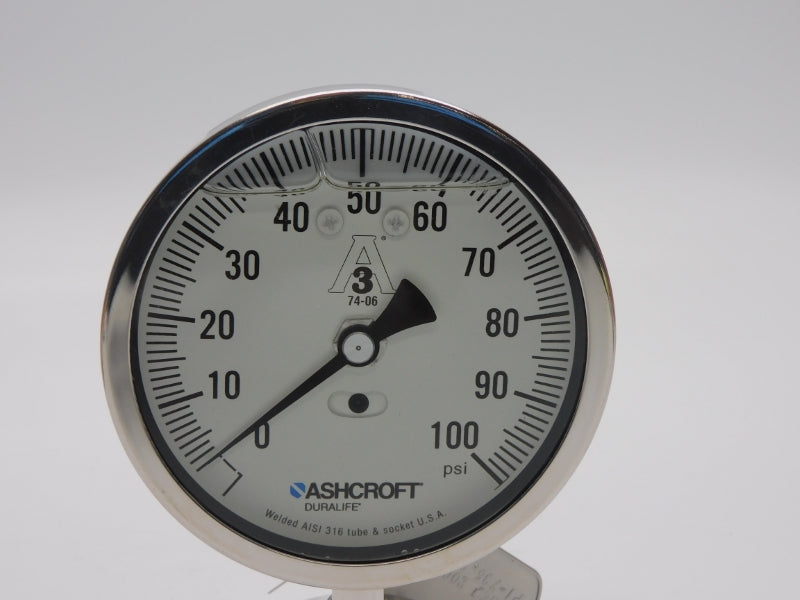 ASHCROFT 35-1032-SL-15L-100#-XC4NHNMSG6W 100PSI NSMP