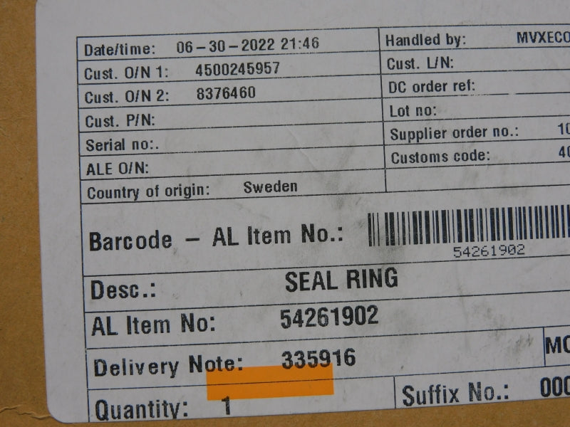 ALFA LAVAL 54261902 NSMP