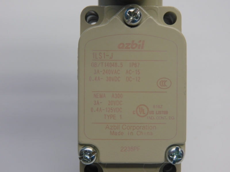 AZBIL 1LS1-J 240VAC 3A NSNP
