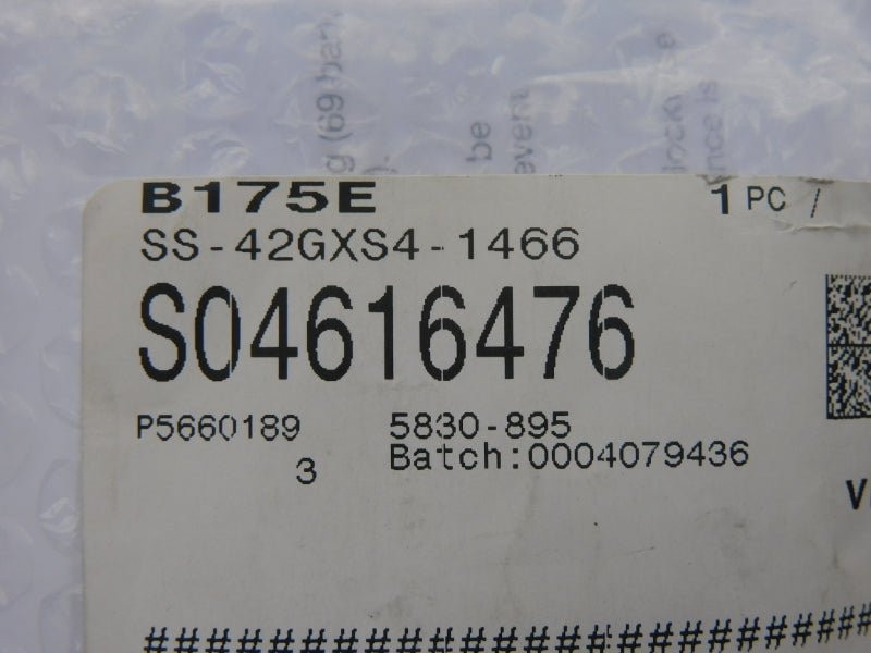 SWAGELOK SS-42GXS4-1466 NSMP