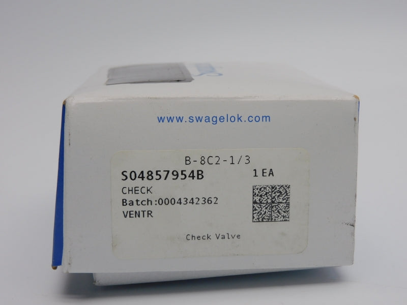 SWAGELOK B-8C2-1/3 1/3PSI NSMP