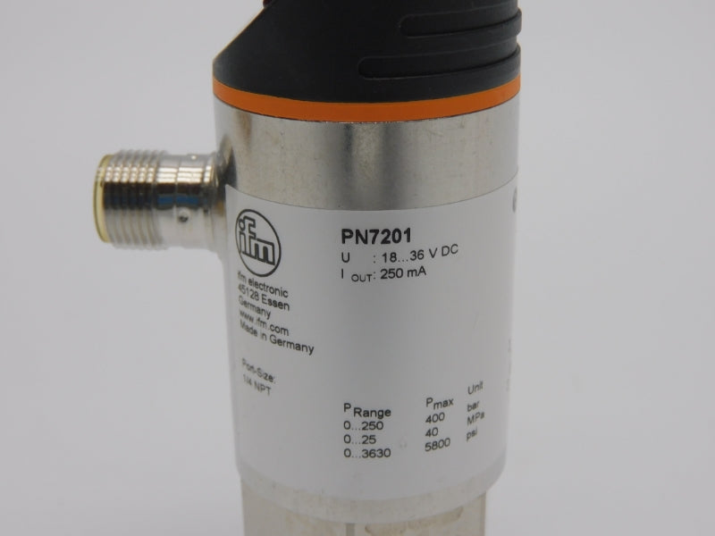 IFM EFECTOR PN-250-SBN14-QFRKG/US//V PN7201 18-36VDC 0-3630PSI NSMP